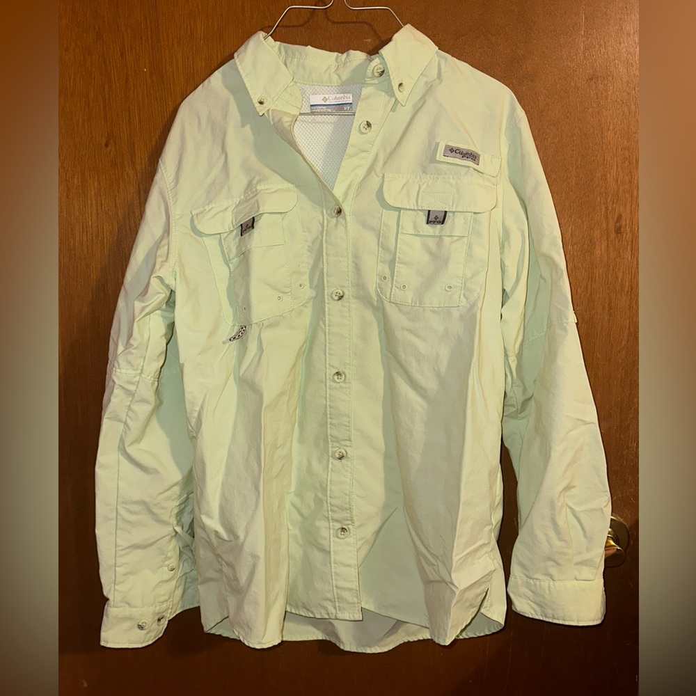 Women’s PFG Bahama™ Long Sleeve Shirt, green, size S